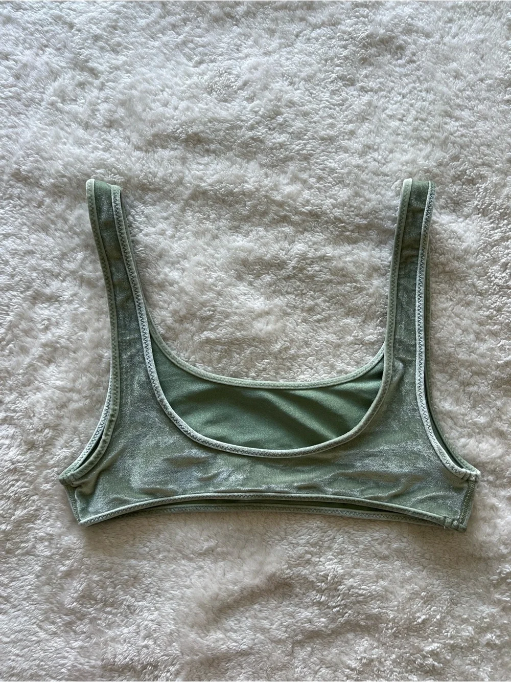 Triangl Aimee Velvet Bikini Top XL Bottom S